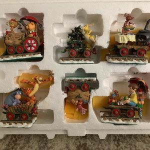 Danbury mint Winnie the Pooh Christmas train